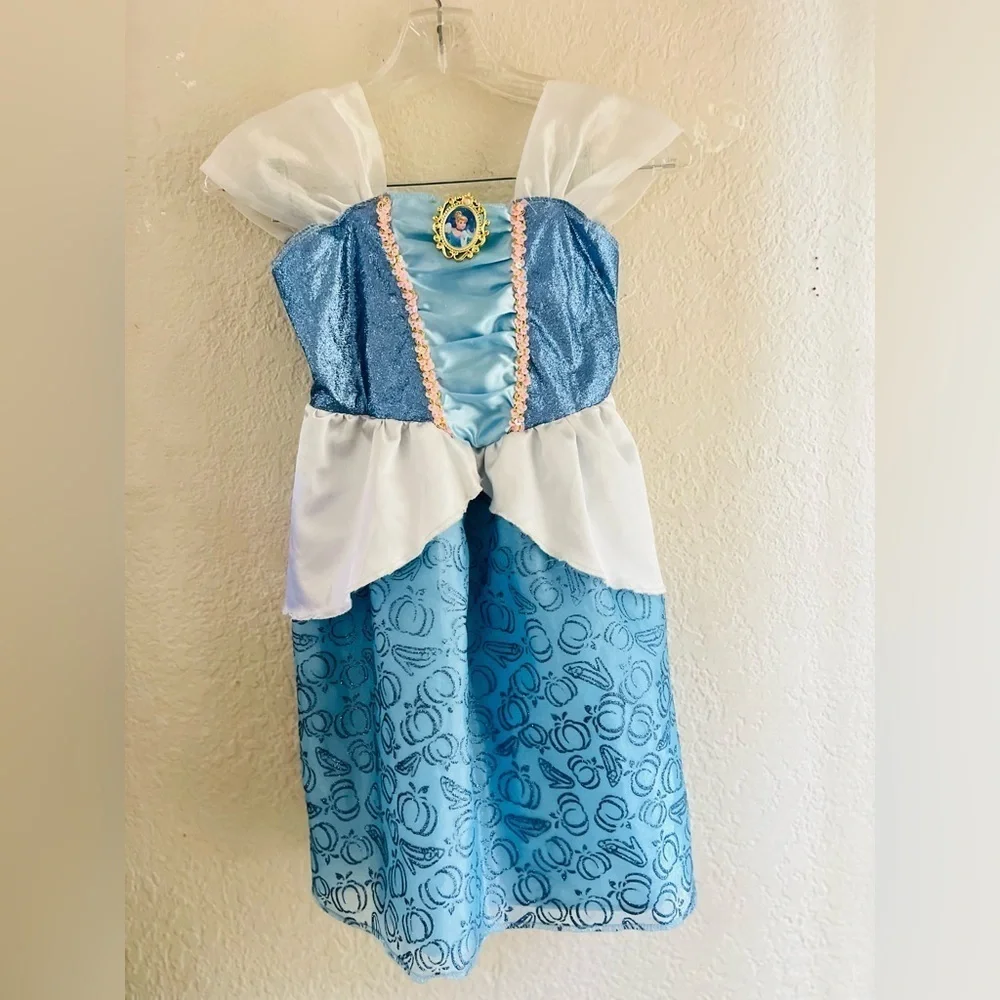 Disney Princess Cinderella Dress Costume for Girls, Perfect for Party, Halloween